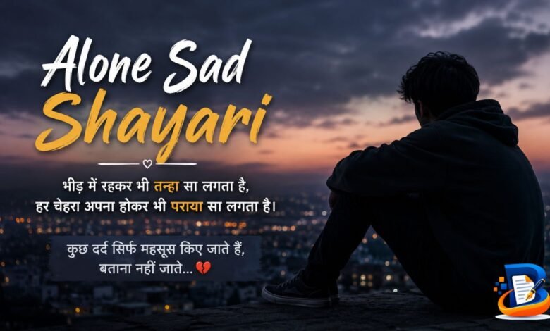 Alone Sad Shayari