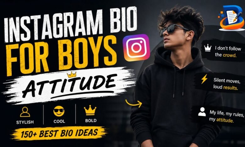 Instagram Bio for Boys Attitude