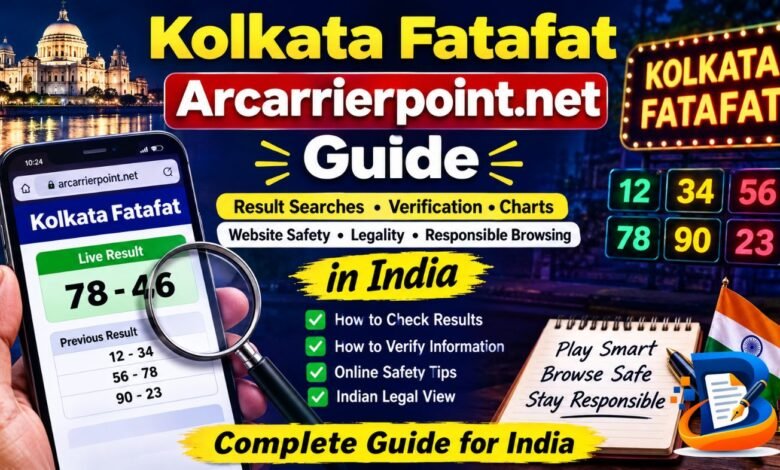 Kolkata Fatafat Arcarrierpoint.net