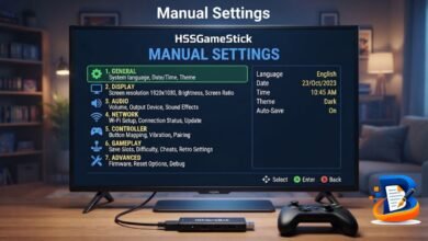 Manual Settings HSSGameStick