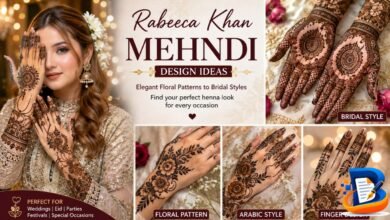 Rabeeca Khan Mehndi Design