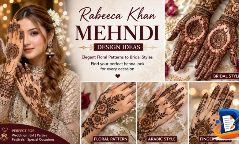 Rabeeca Khan Mehndi Design