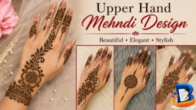 Upper Hand Mehndi Design